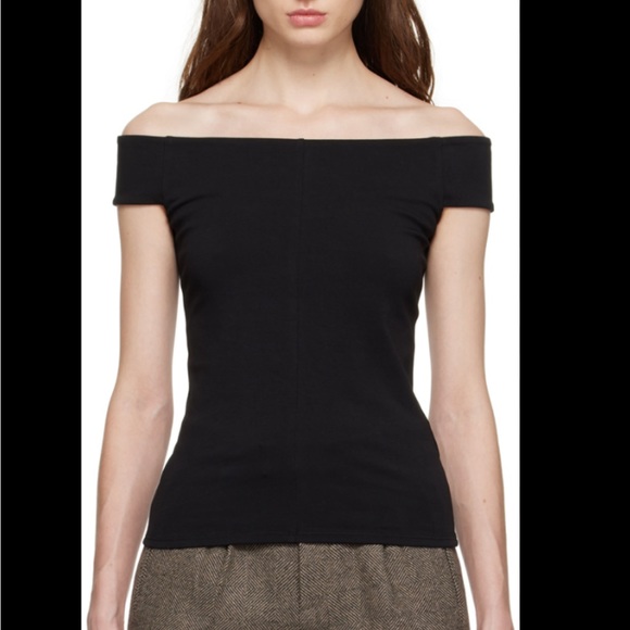 Anine Bing Tops - ANINE BING: Sara Off the Shoulder Top